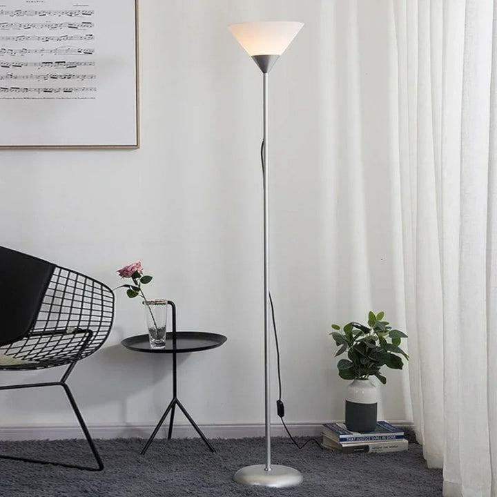 Minimalist Uplighting Cone-Shaped Floor Lamp