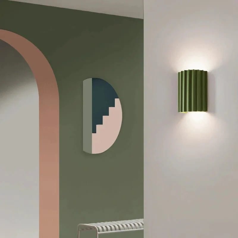 Scandinavian Macaron Resin Wall Lamp Boldenn