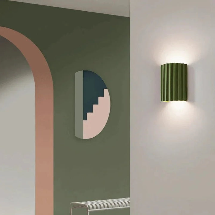 Scandinavian Macaron Resin Wall Lamp