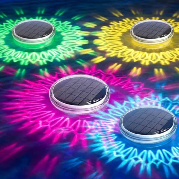 SolarGlow Floating Pool Lights – Color-Changing LED & Remote Boldenn