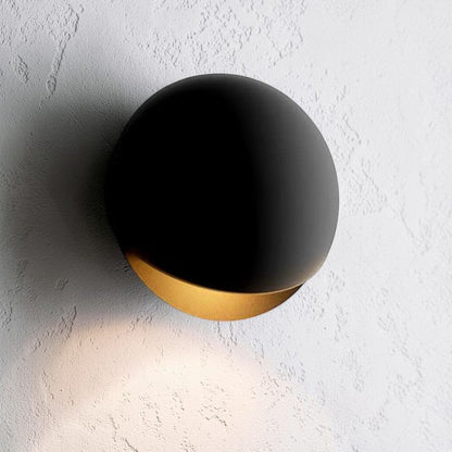 Solvane Waterproof Round Modern Outdoor Wall Light Boldenn