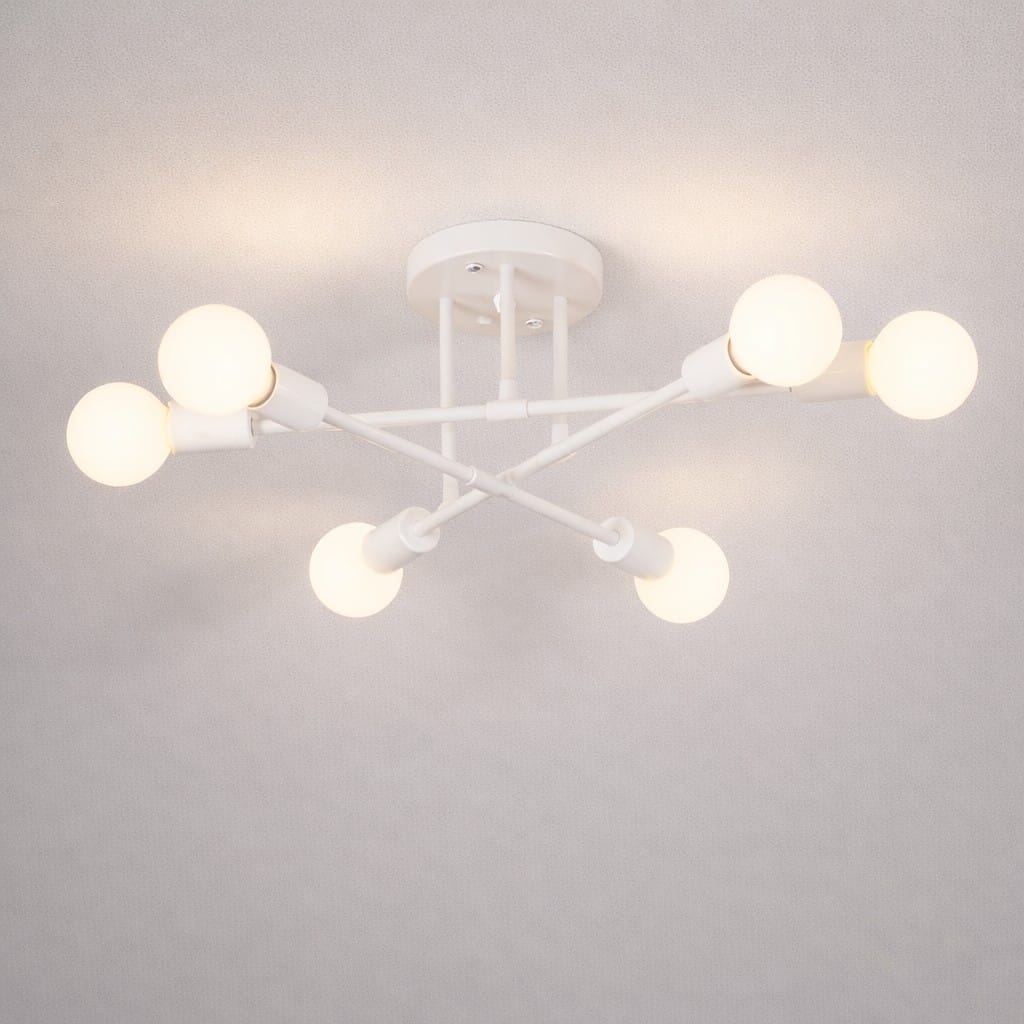 Sputnik Nordic LED Ceiling Light In Metal Boldenn