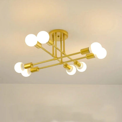 Sputnik Nordic LED Ceiling Light In Metal Boldenn