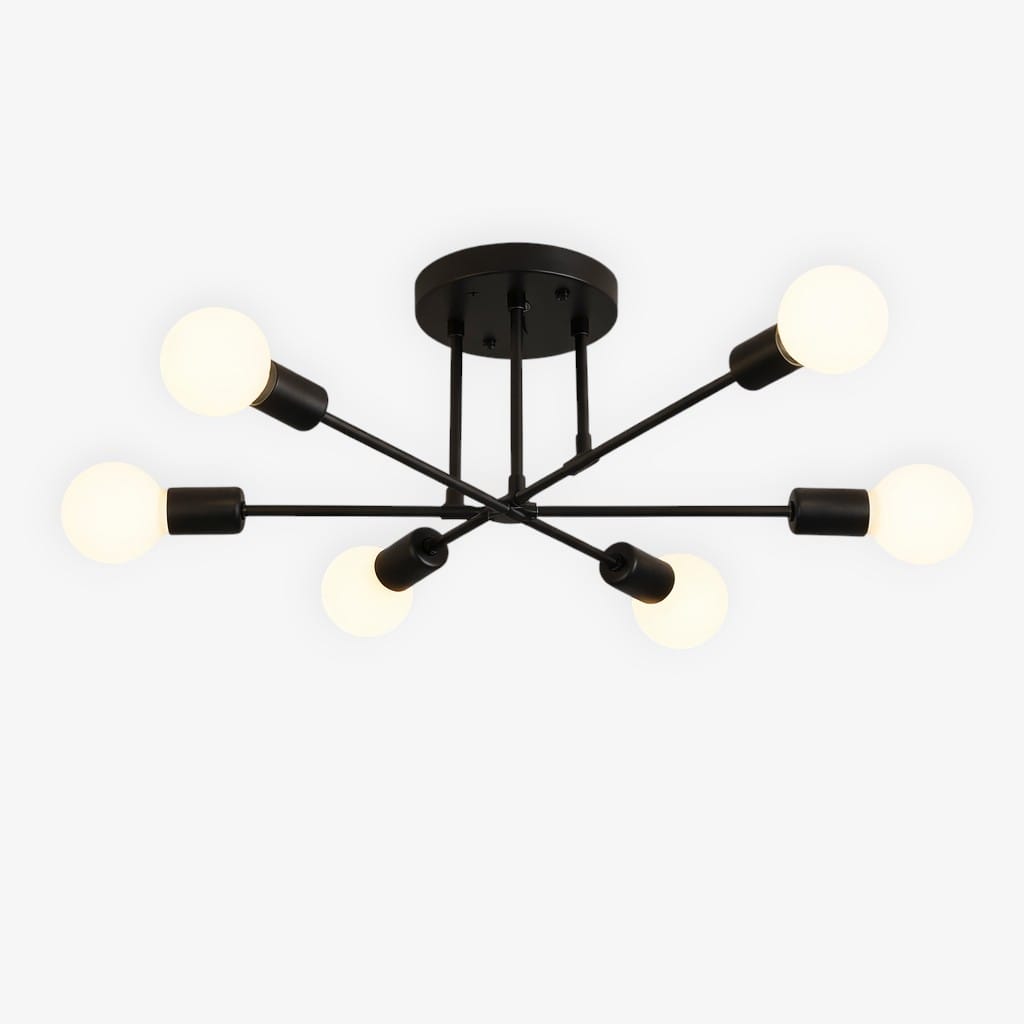 Sputnik Nordic LED Ceiling Light In Metal Boldenn