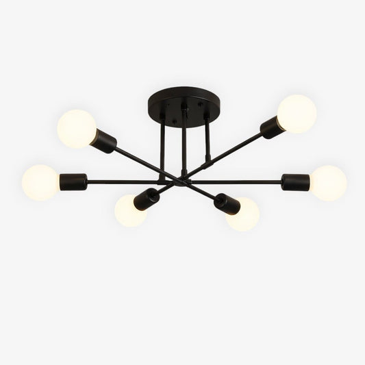 Sputnik Nordic LED Ceiling Light In Metal Boldenn