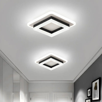 Square LED Semi Flush Ceiling Light Boldenn