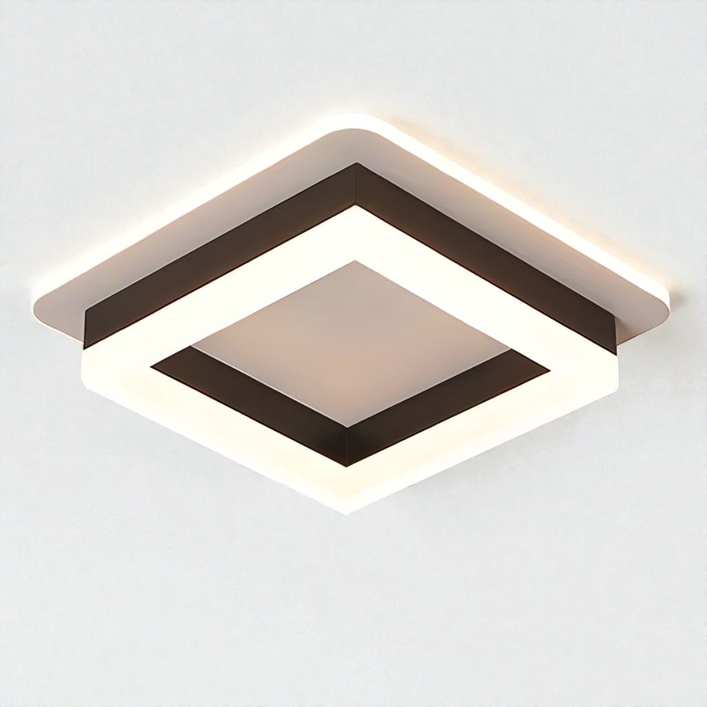 Square LED Semi Flush Ceiling Light Boldenn