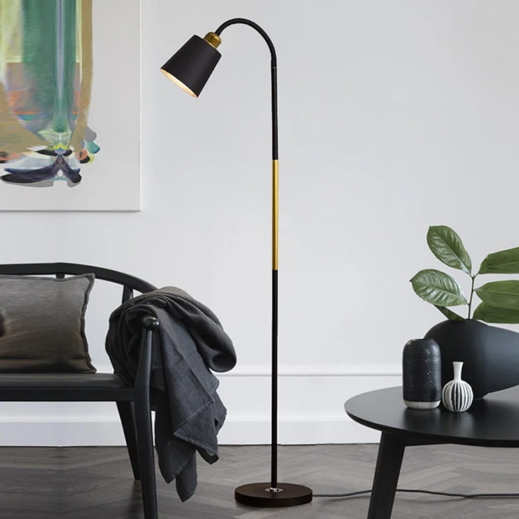 Standing Floor Lamp with Adjustable Lamp Head Boldenn