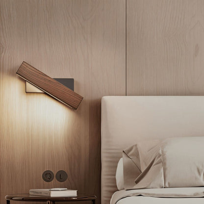 Swiveling Wooden Wall Sconce Boldenn