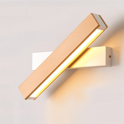 Swiveling Wooden Wall Sconce Boldenn