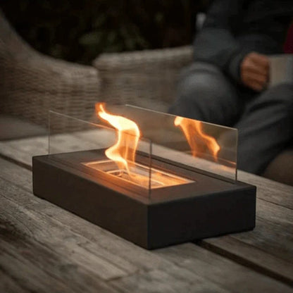 Table Top Fire Pit with Portable Rectangle Flame Design – Boldenn