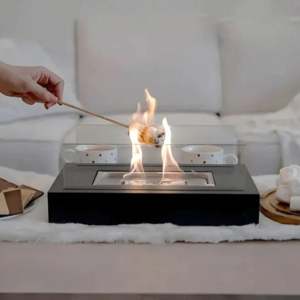 Table Top Fire Pit with Portable Rectangle Flame Design – Boldenn