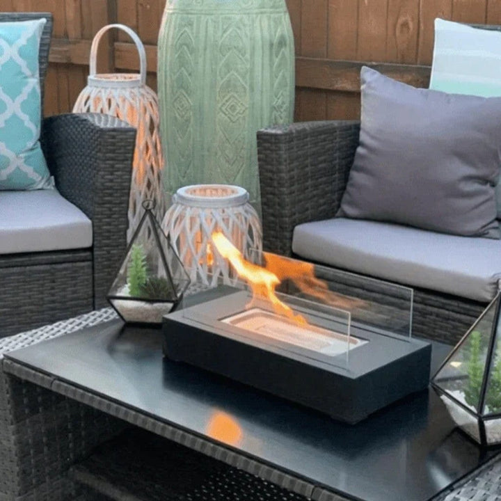 Table Top Fire Pit with Portable Rectangle Flame Design – Boldenn