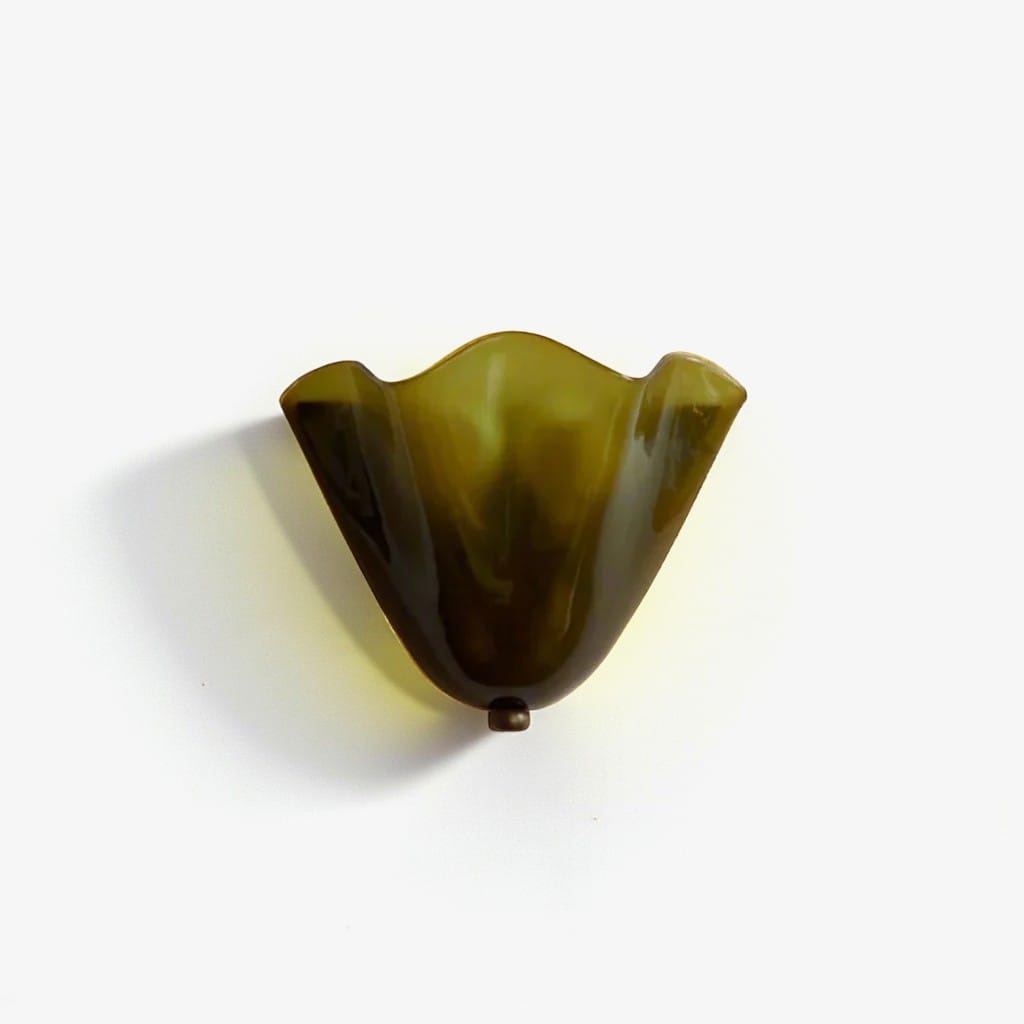 Vintage Shell Glossy Glass Wall Light Boldenn