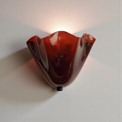 Vintage Shell Glossy Glass Wall Light Boldenn