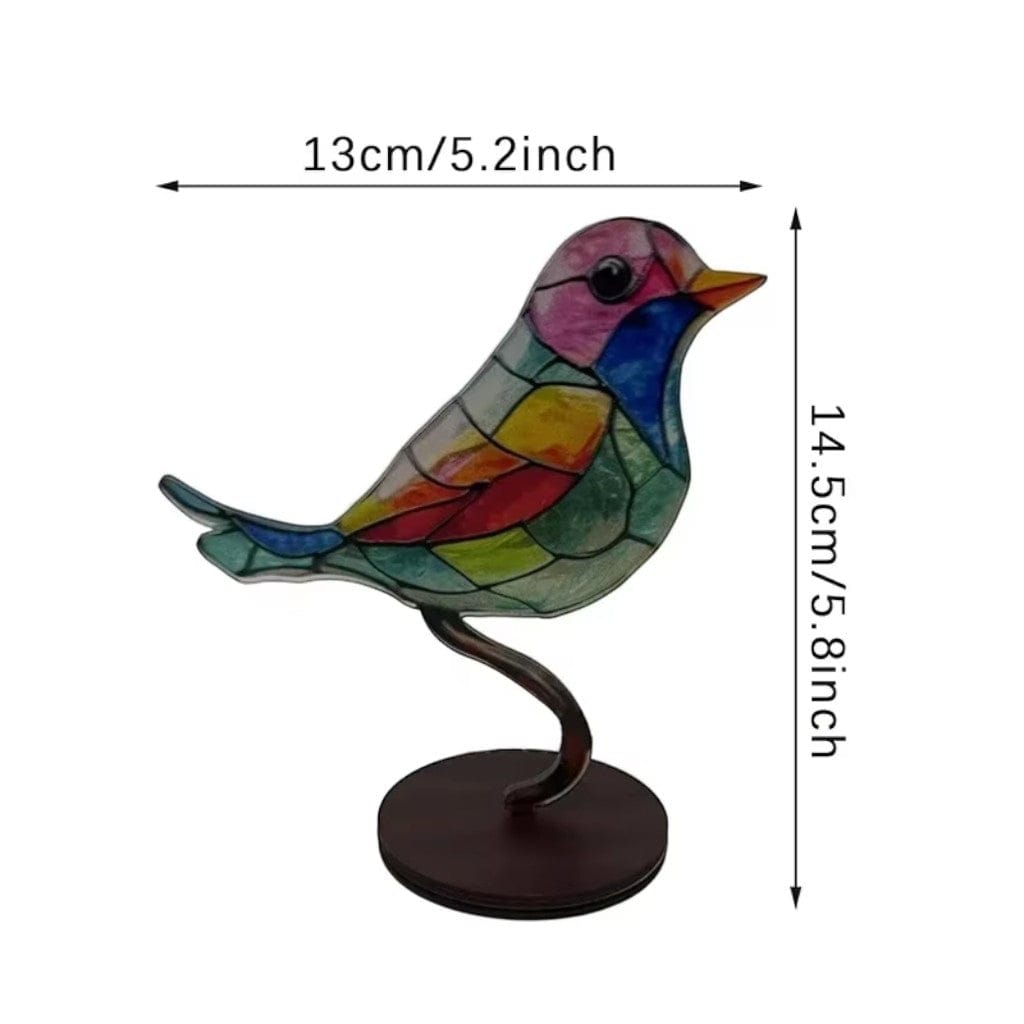 VitraBird Retro Colorful Bird Ornament Boldenn