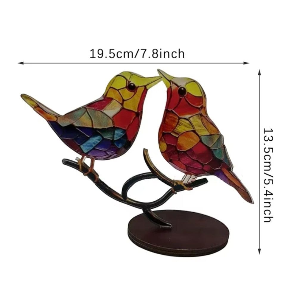 VitraBird Retro Colorful Bird Ornament Boldenn