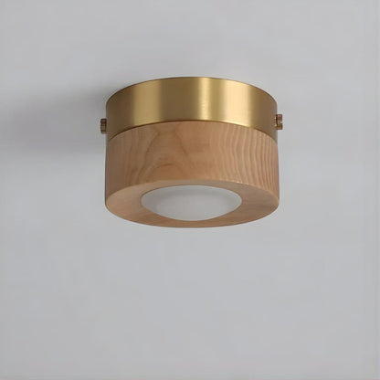 Walnut Wood Surface Mounted LED Light Boldenn