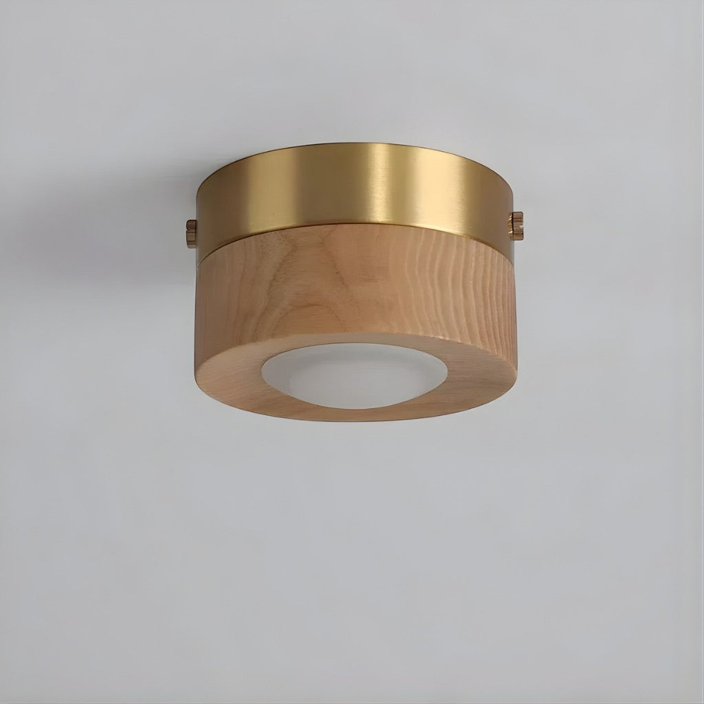 Walnut Wood Surface Mounted LED Light