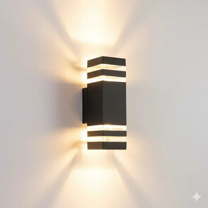 Waterproof LED Up & Down Exterior Wall Sconce Boldenn