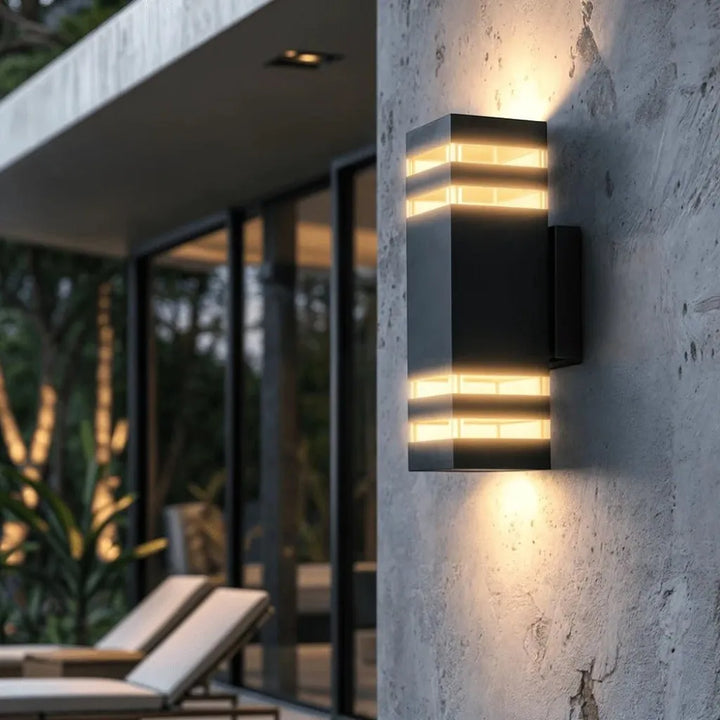 Waterproof LED Up & Down Exterior Wall Sconce