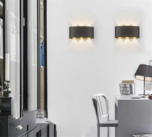 Black Waterproof Outdoor LED Wall Lamp