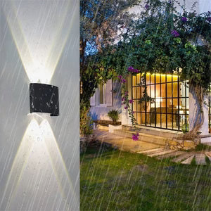 Black Waterproof Outdoor LED Wall Lamp