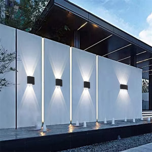 Black Waterproof Outdoor LED Wall Lamp