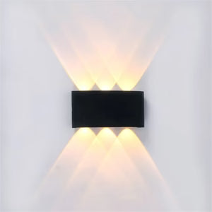 Black Waterproof Outdoor LED Wall Lamp