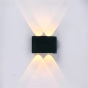 Black Waterproof Outdoor LED Wall Lamp