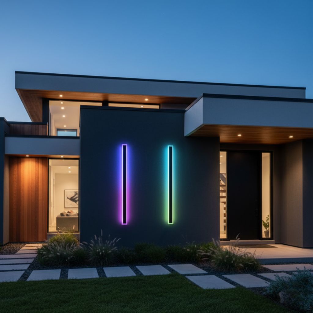 Waterproof RGB Colorful LED Outdoor Wall Light