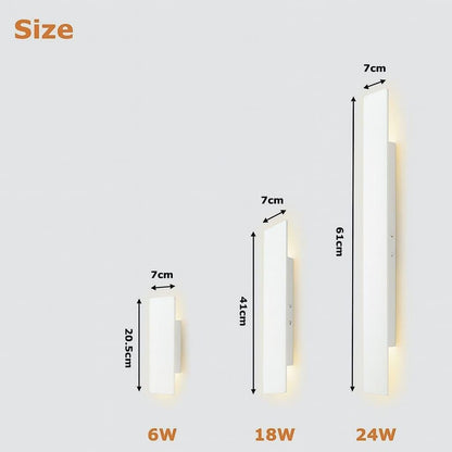 White Up Down LED Outdoor Wall Light with Weatherproof Protection Boldenn