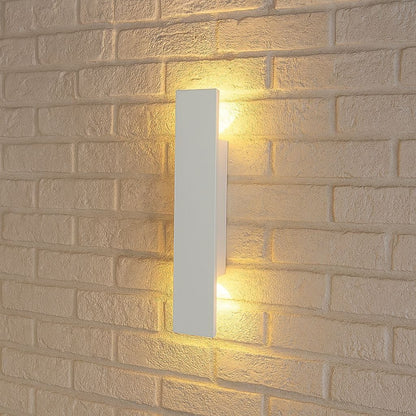 White Up Down LED Outdoor Wall Light with Weatherproof Protection Boldenn