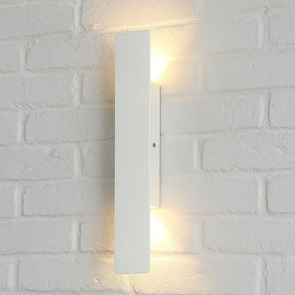 White Up Down LED Outdoor Wall Light with Weatherproof Protection Boldenn