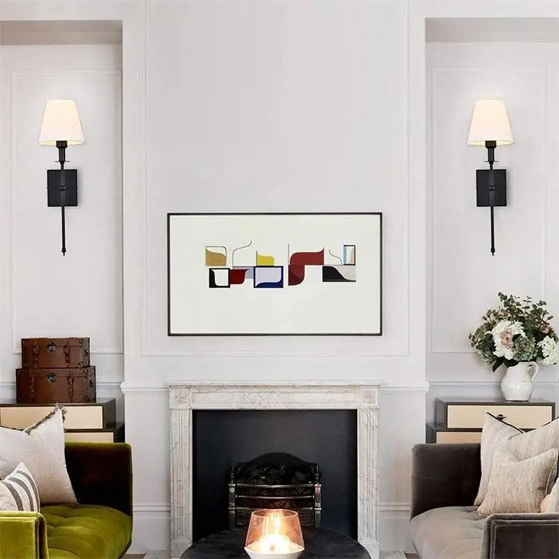 Wireless Rechargeable Wall Sconce - 2 Pack Set