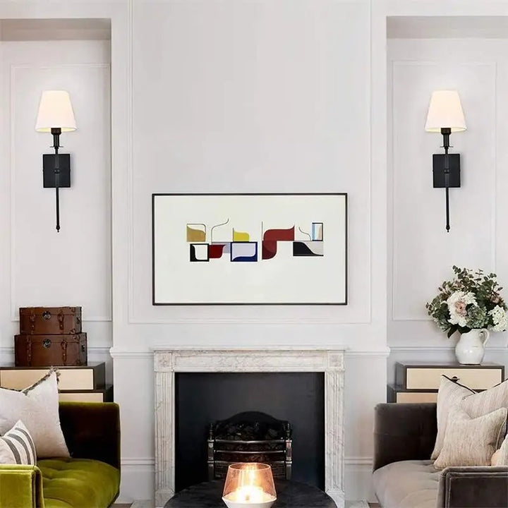 Wireless Rechargeable Wall Sconce - 2 Pack Set