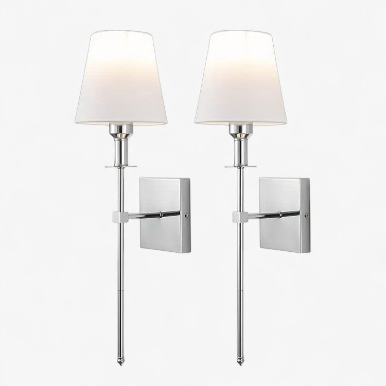 Wireless Rechargeable Wall Sconce - 2 Pack Set