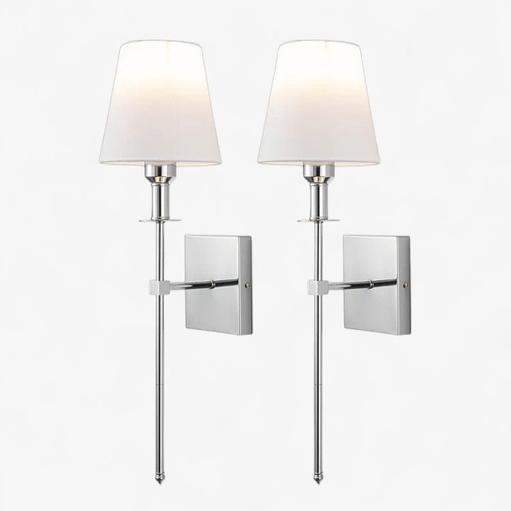 Wireless Rechargeable Wall Sconce - 2 Pack Set