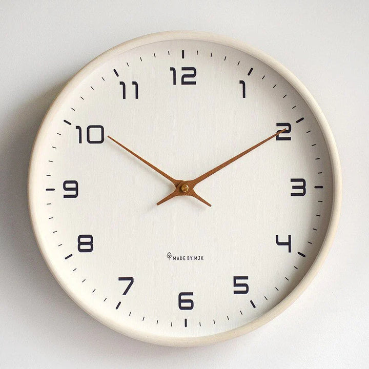 Minimalist Nordic Wooden Wall Clock
