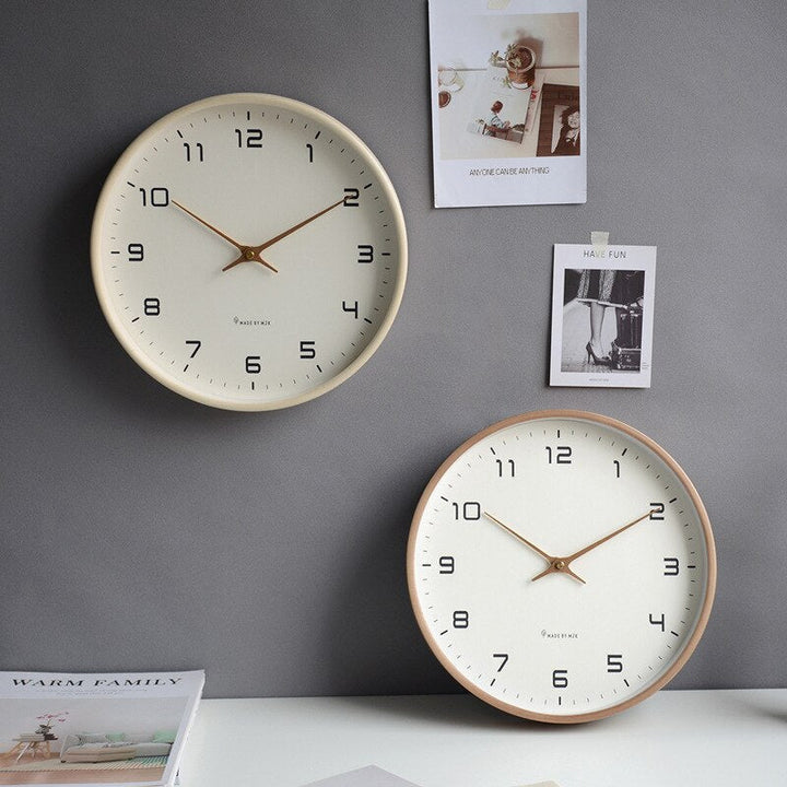 Minimalist Nordic Wooden Wall Clock